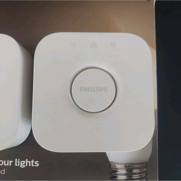 NIB Philips Hue 2-Pack Starter Kit W/ Bridge White Ambiance 850 Lumen Smart Bulb - Picture 3 of 6